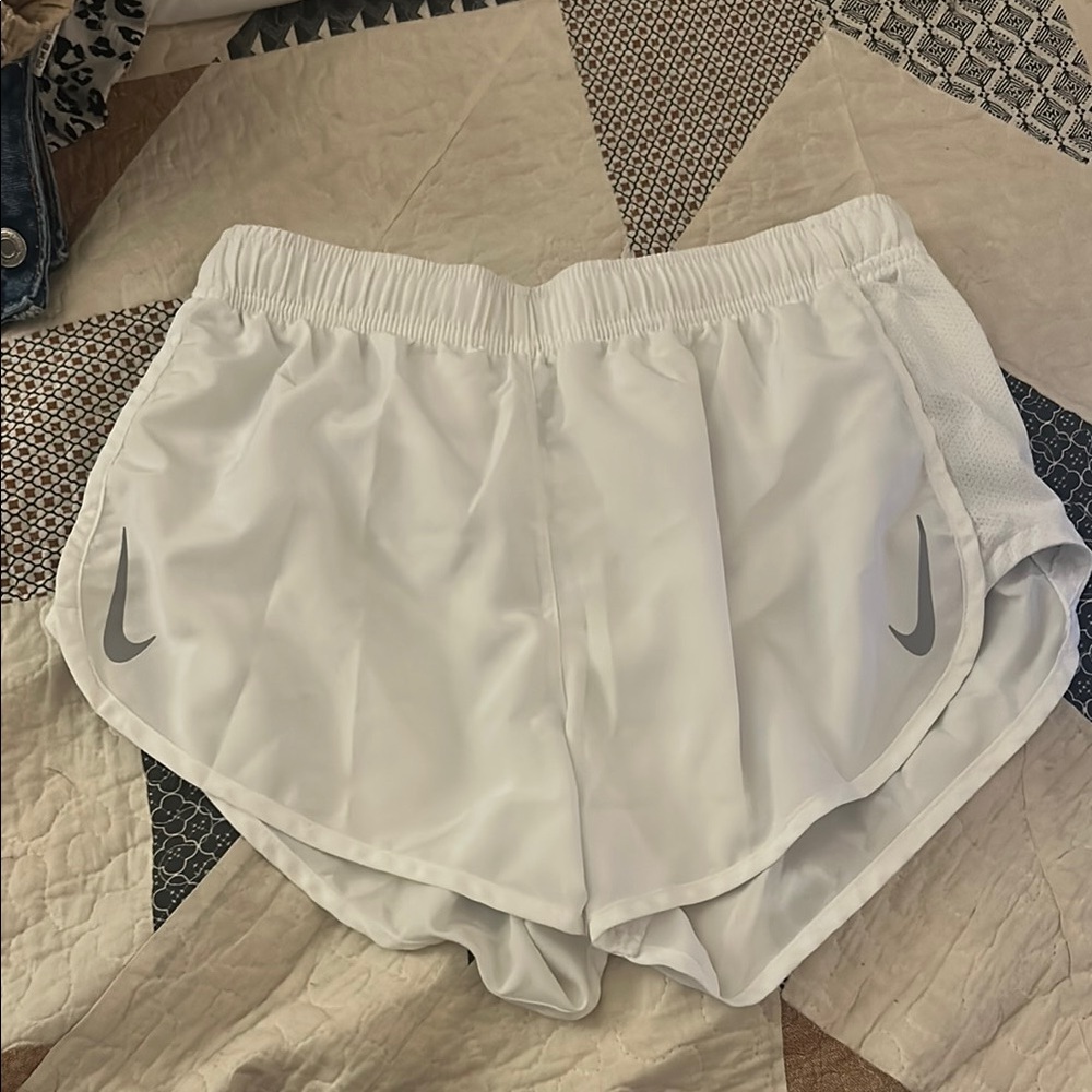 Nike Women's White Athletic Shorts